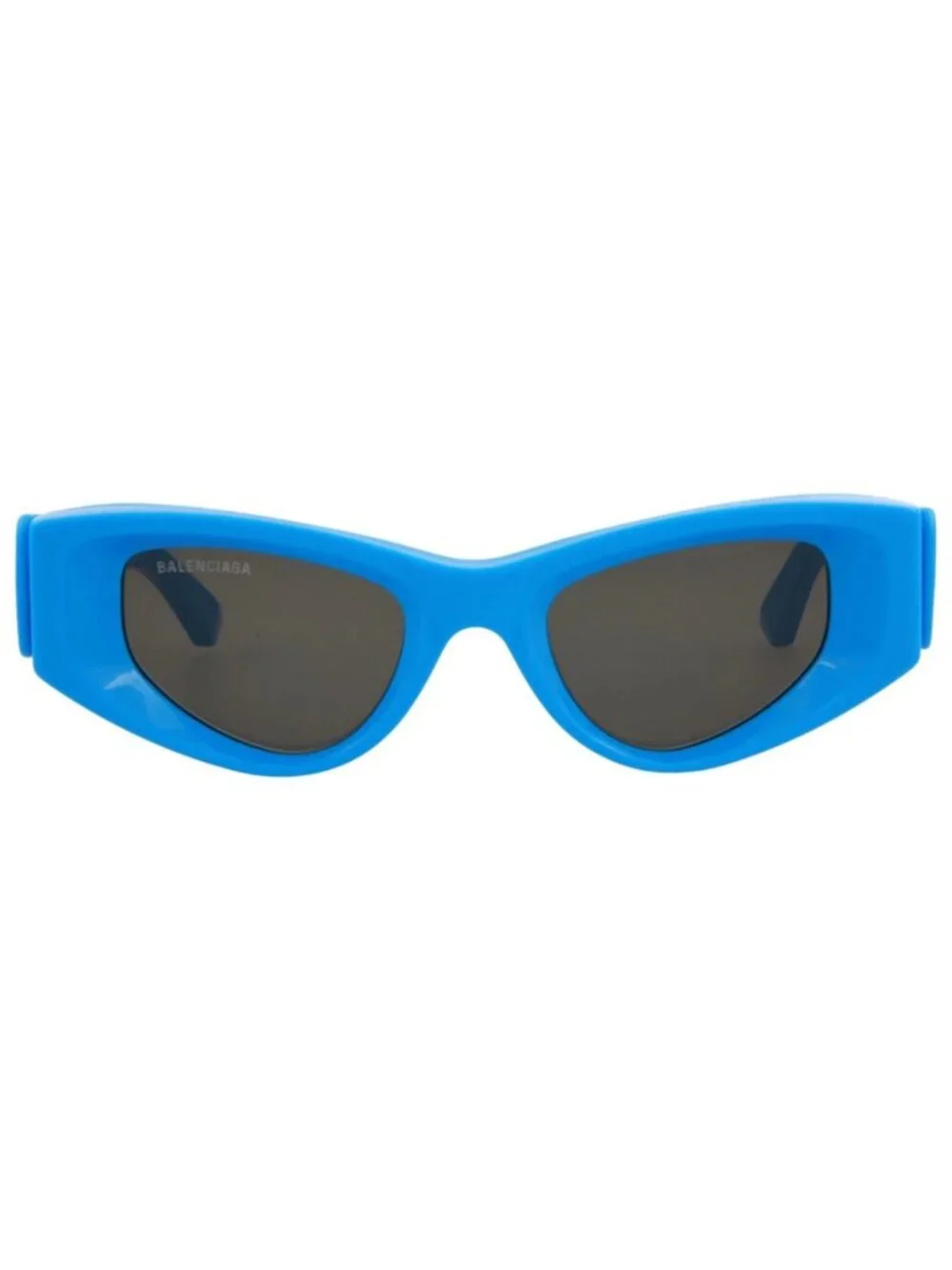 New Balenciaga Women's Sunglasses Cat Eye Acetate Frame Light Blue Light Blue